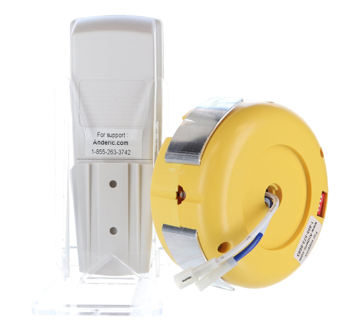 Anderic Substitute for Hunter 85112-03 Ceiling Fan Receiver [FAN2R-RR7078TR-KIT]