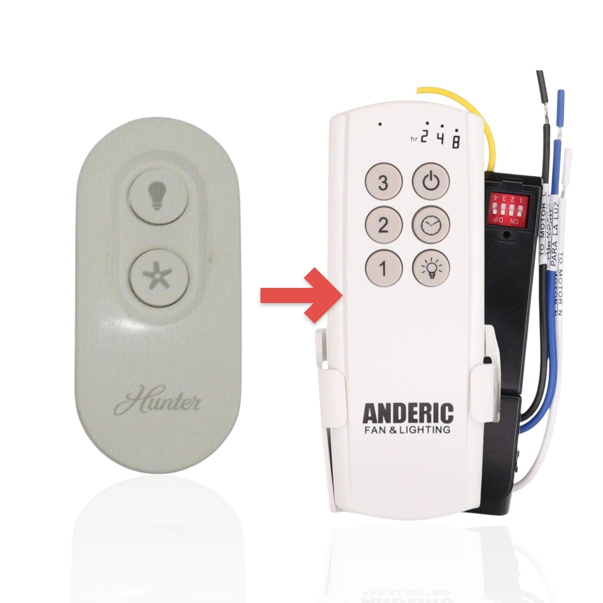 Hunter 99394 IN2TX37 Ceiling Fan Remote Control
