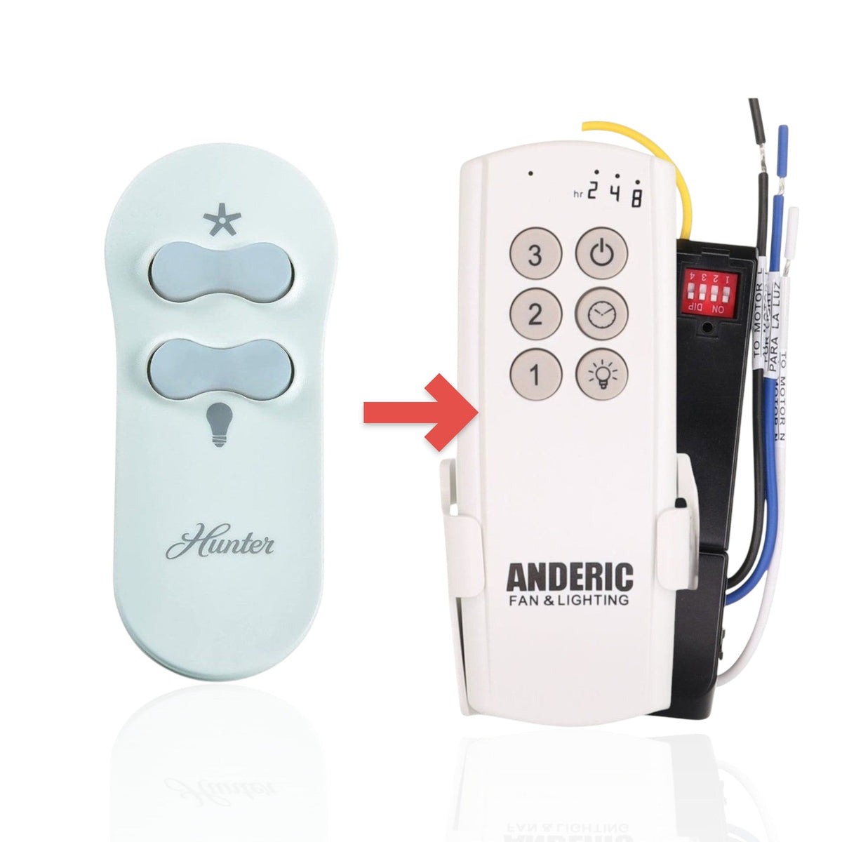 Hunter 27157 IN2TX26 Ceiling Fan Remote Control - K047001000