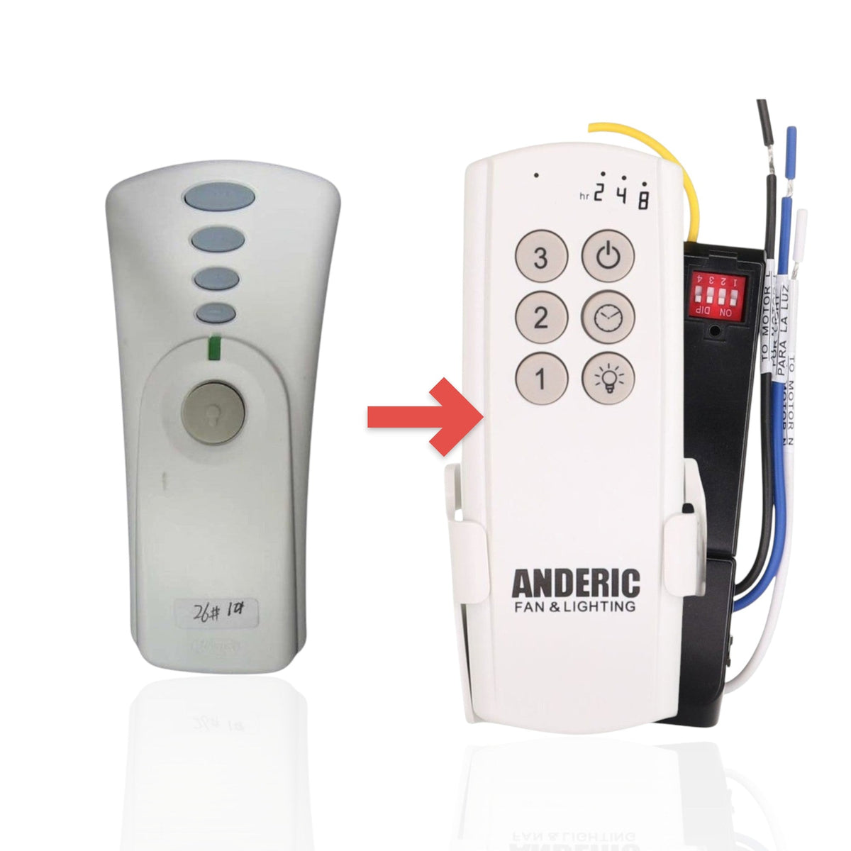 Hunter IN2TX29 27206 Ceiling Fan Remote Control