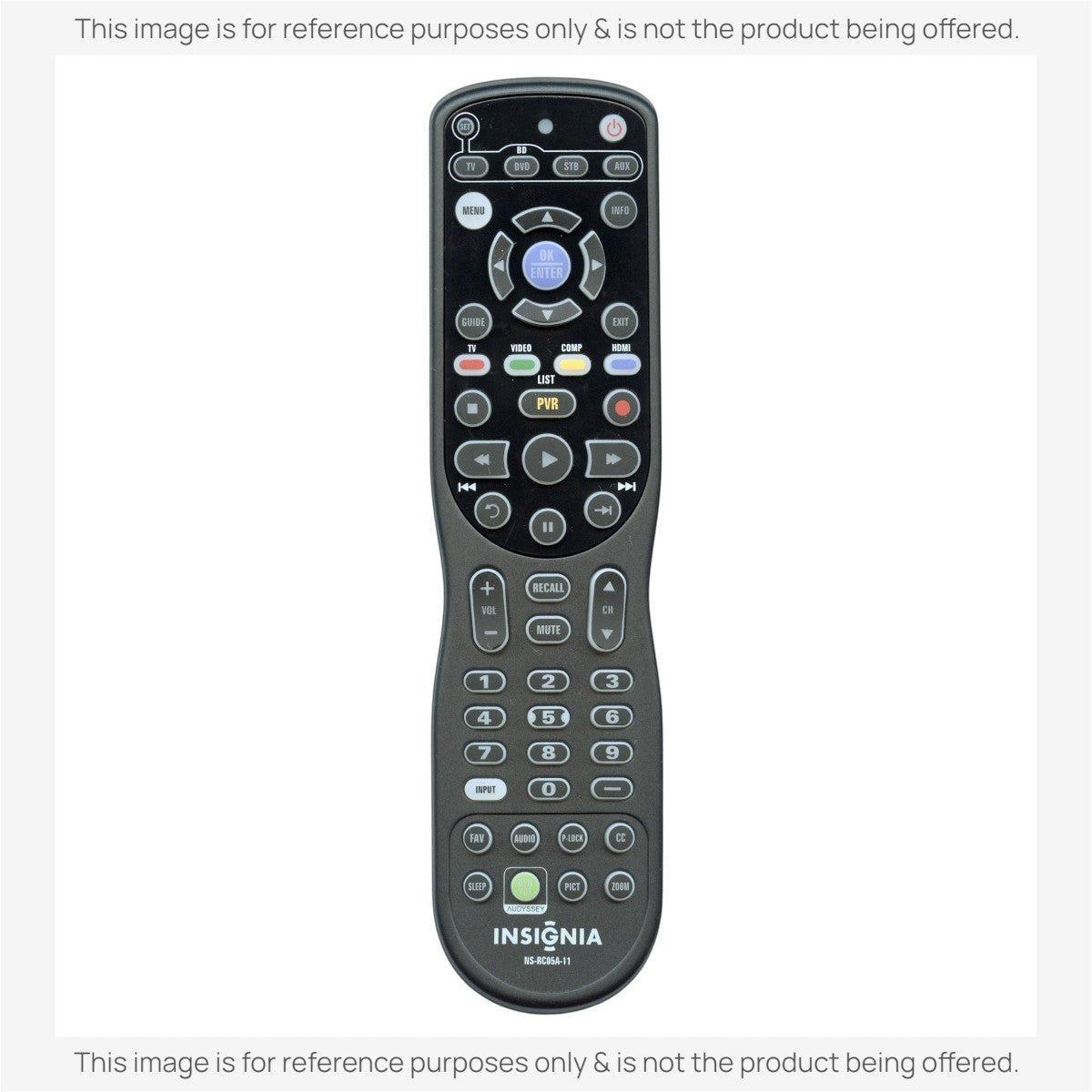 Insignia NSRC05A11 TV Remote Control