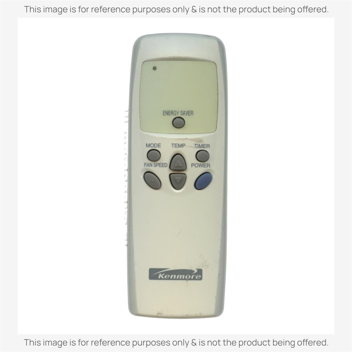 Kenmore 6711A20019D Air Conditioner Remote Control