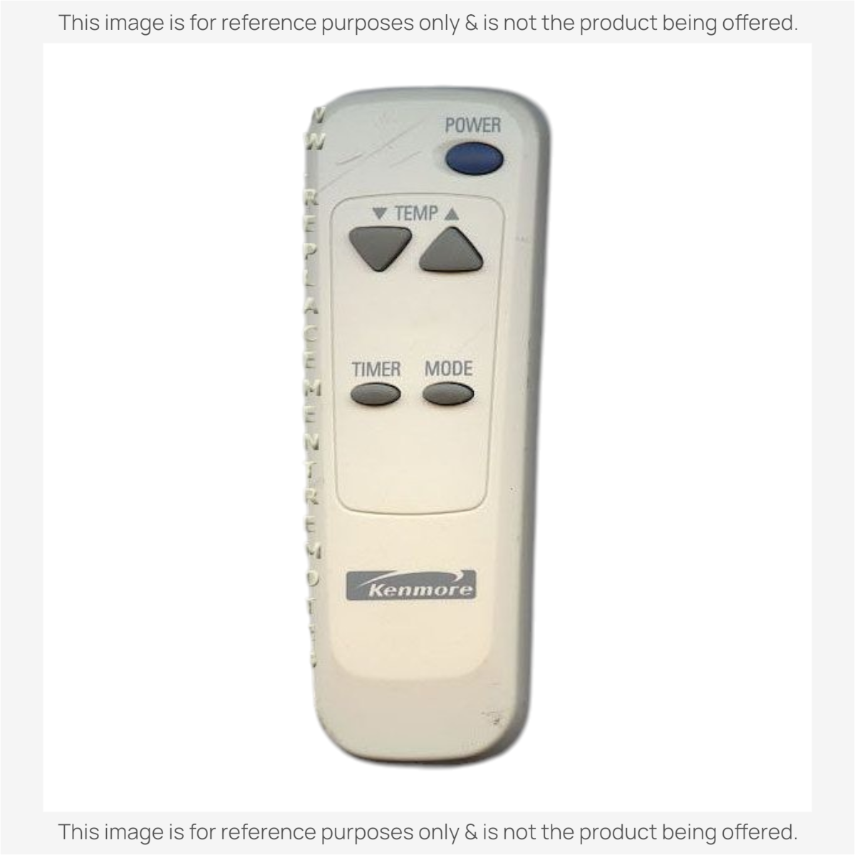 Kenmore 6711A20089C Air Conditioner Remote Control