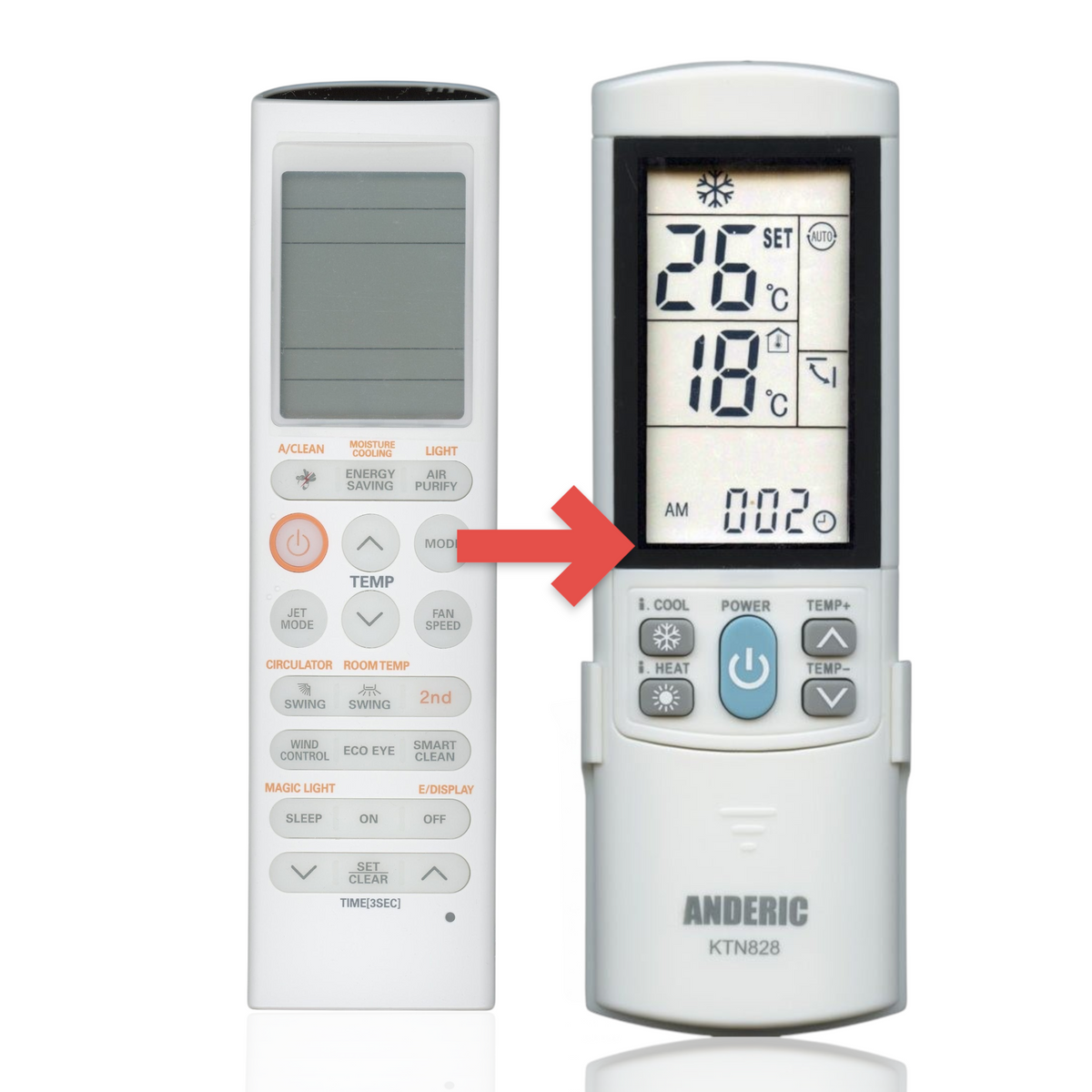 LG AKB74375305 Air Conditioner Remote Control