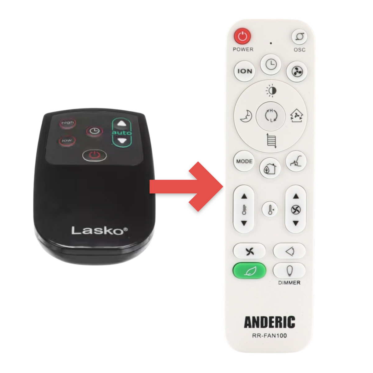 Lasko 2033622 Space Heater Remote Control - 2033622