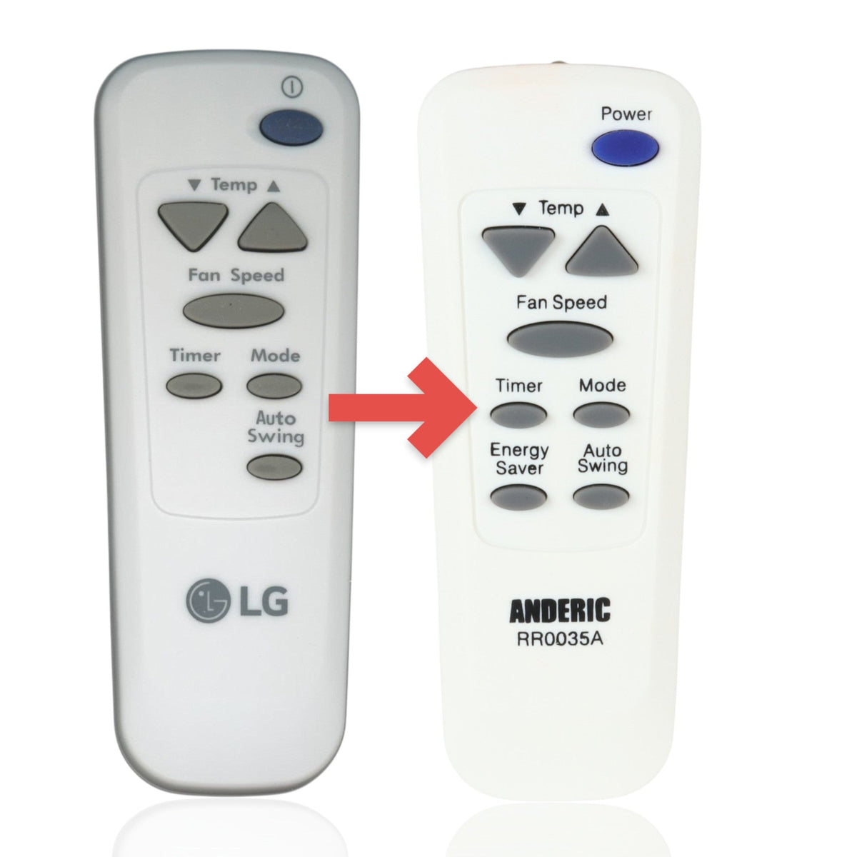 LG AKB73016015 Air Conditioner Remote Control