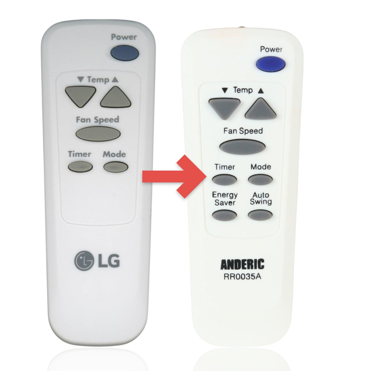 LG AKB73016010 Air Conditioner Remote Control