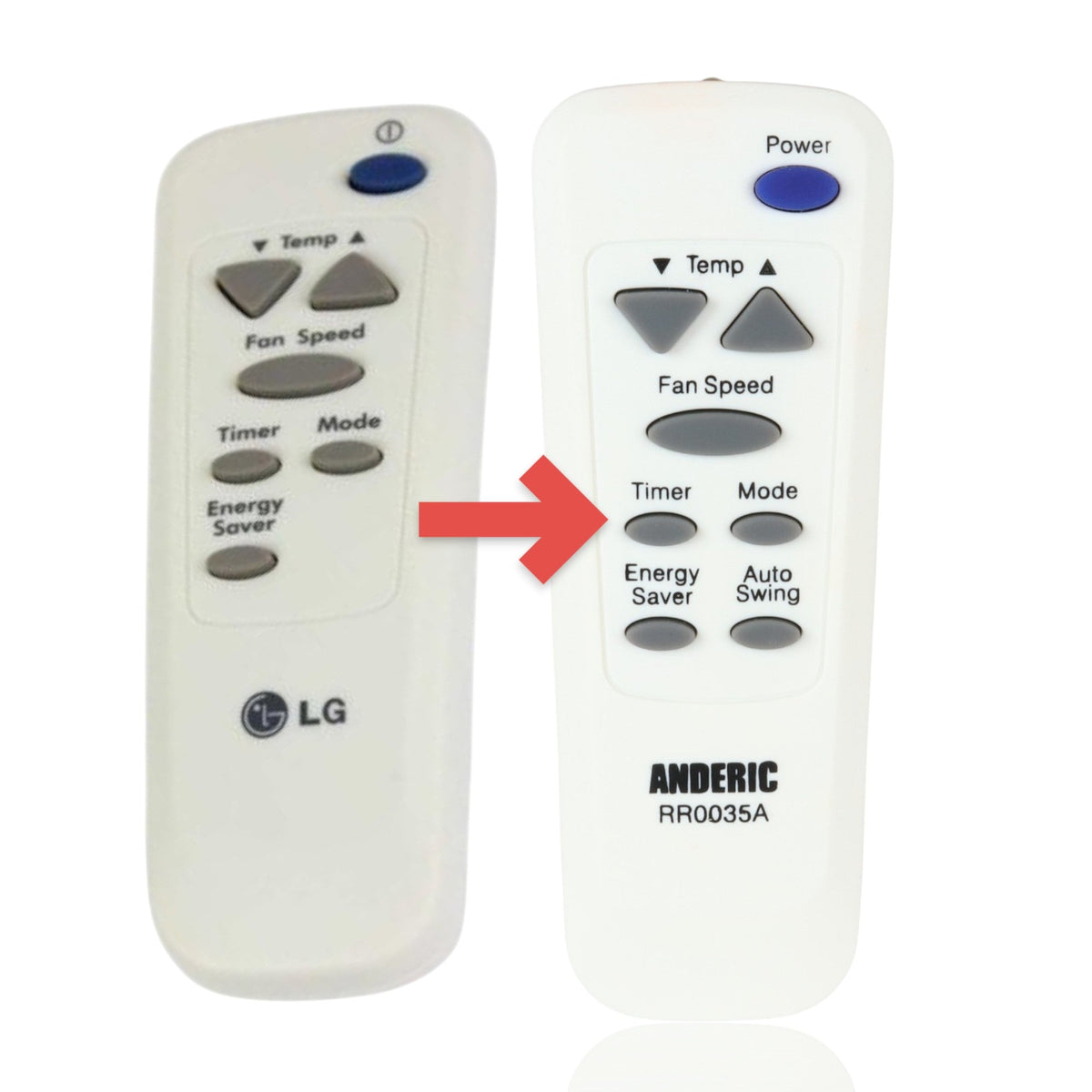 LG AKB73016003 Air Conditioner Remote Control