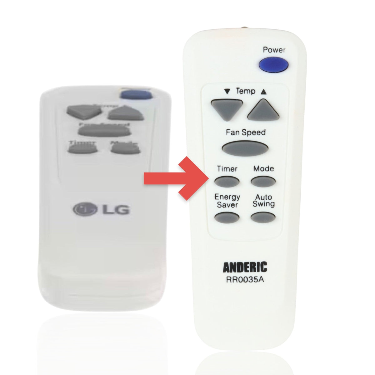LG 6711A20034J Air Conditioner Remote Control