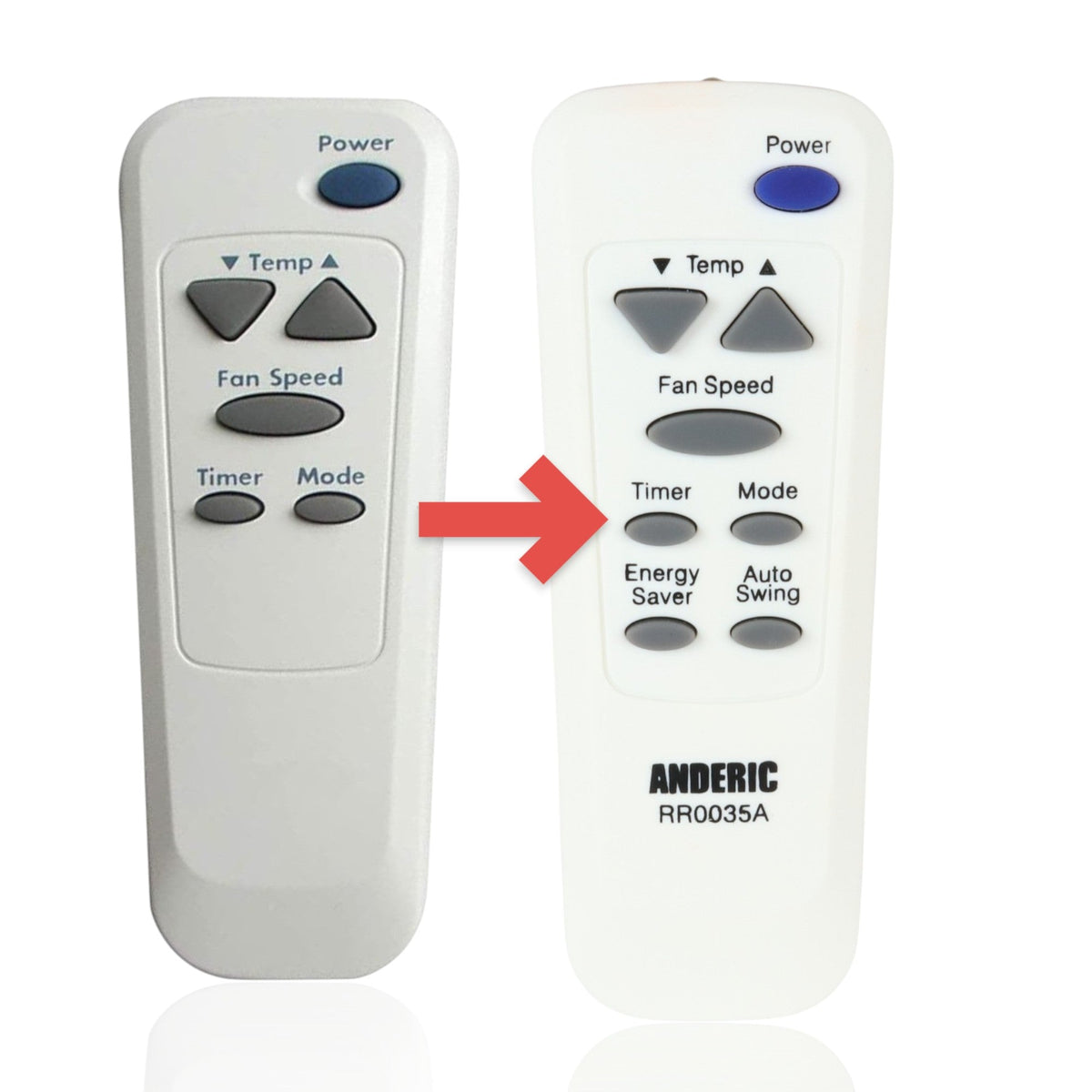 LG 6711A20089K Comfort Aire Air Conditioner Remote Control