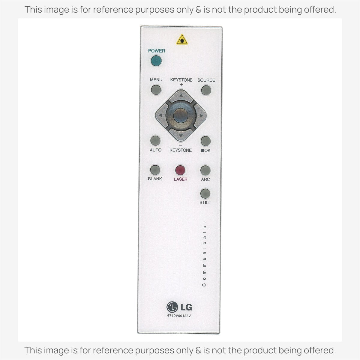 LG 6710V00133V Projector Remote Control