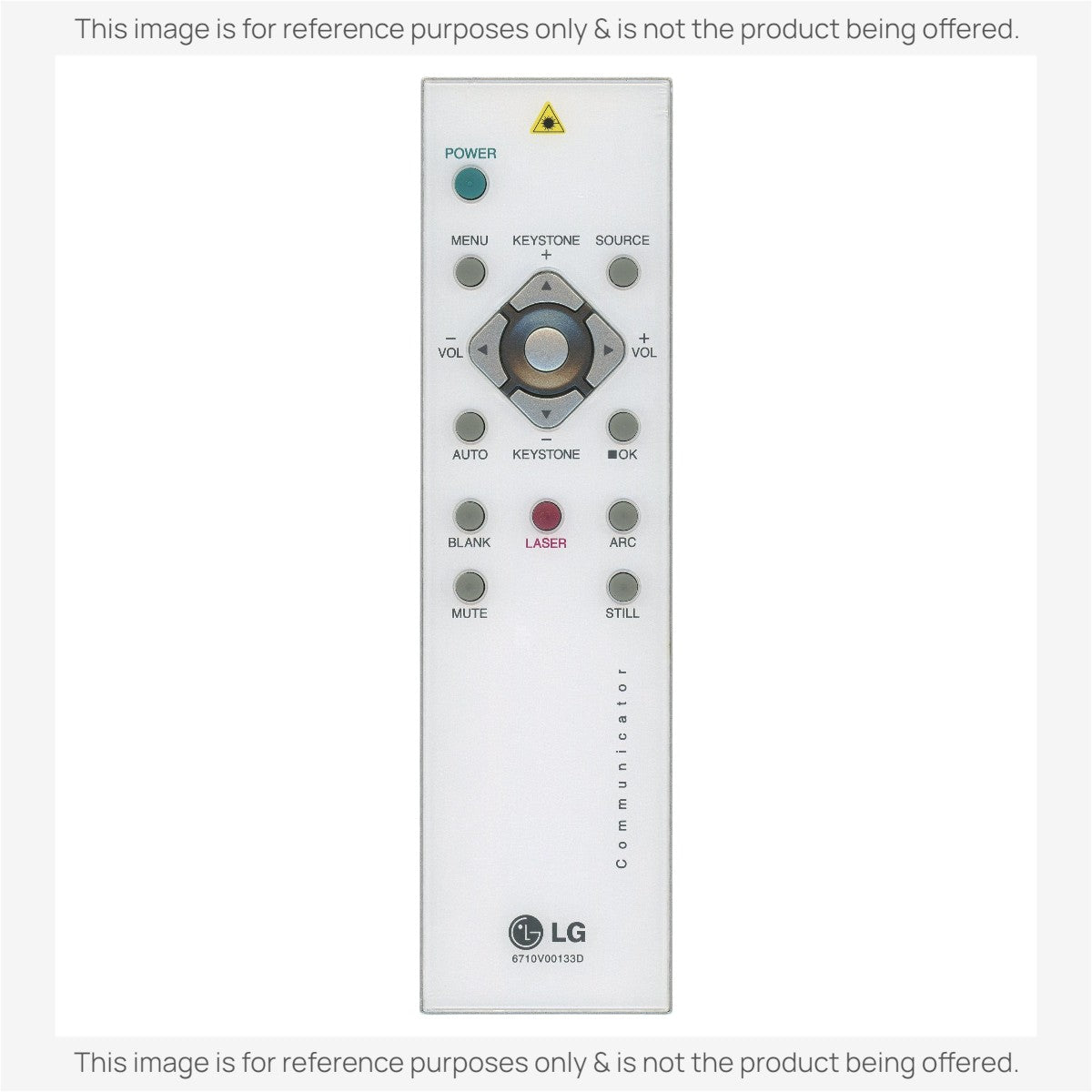 LG 6710V00133D Projector Remote Control