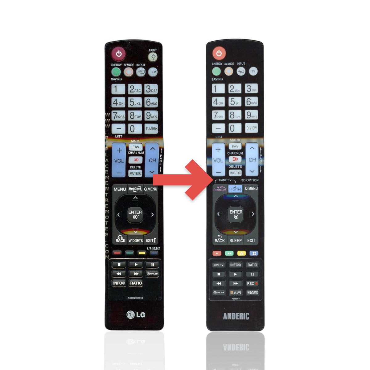 LG AKB72914018 TV Remote Control