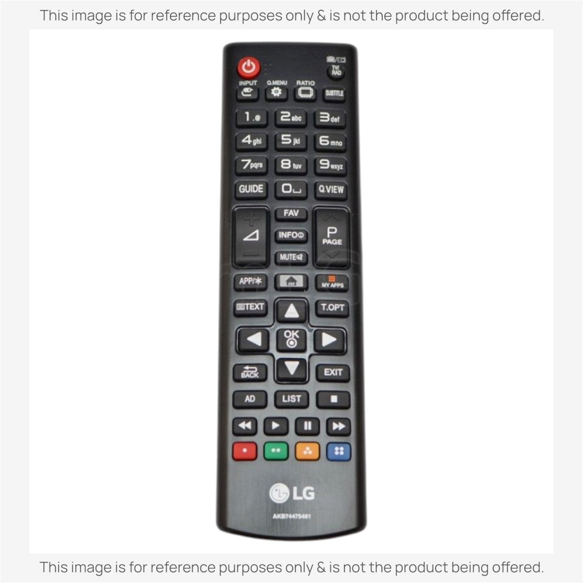 LG AKB74475481 EU TV Remote Control