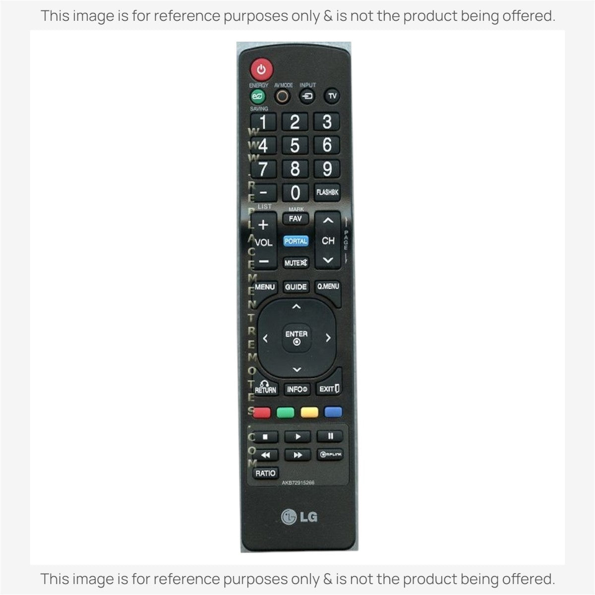 LG AKB72915266 TV Remote Control