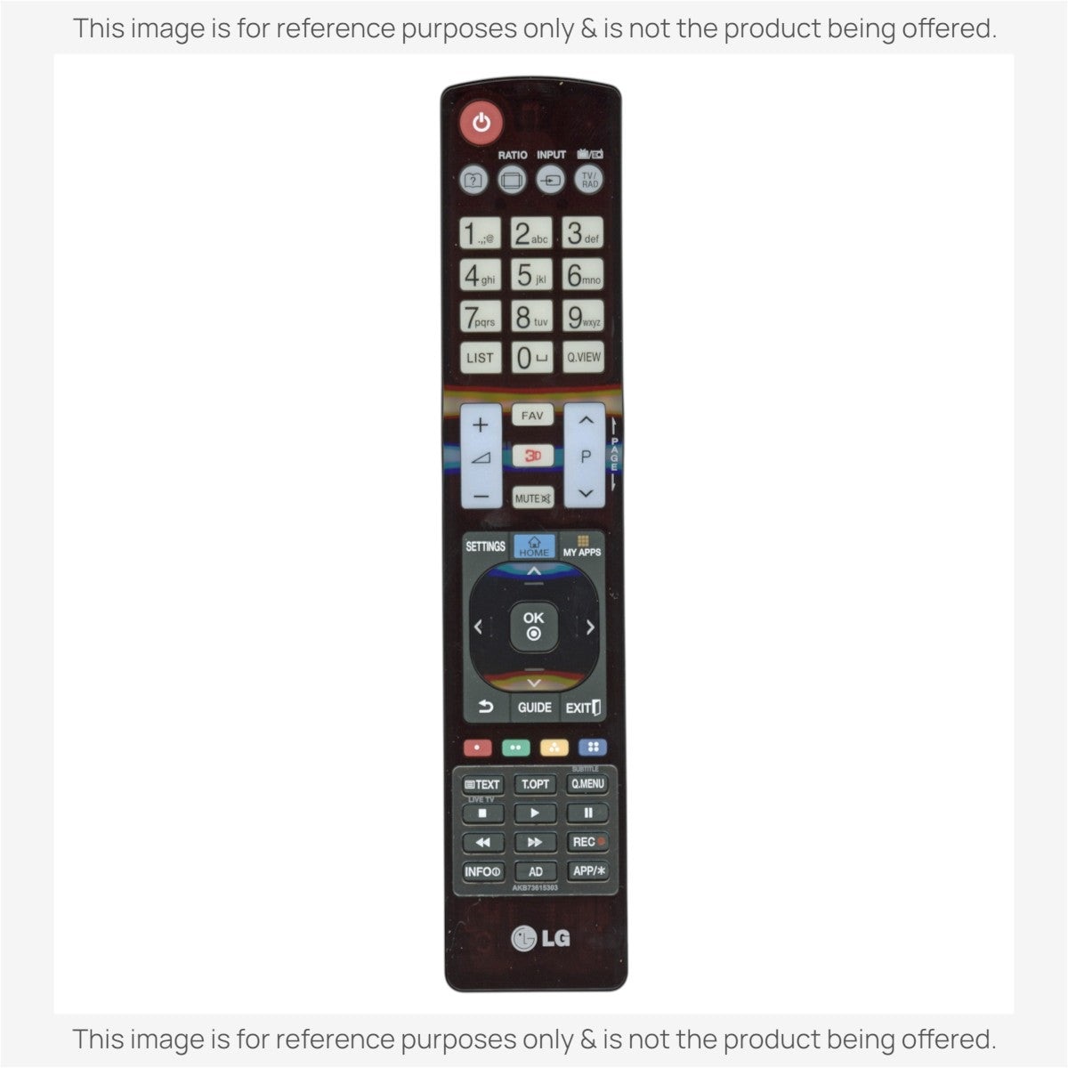 LG AKB73615303 EU TV Remote Control