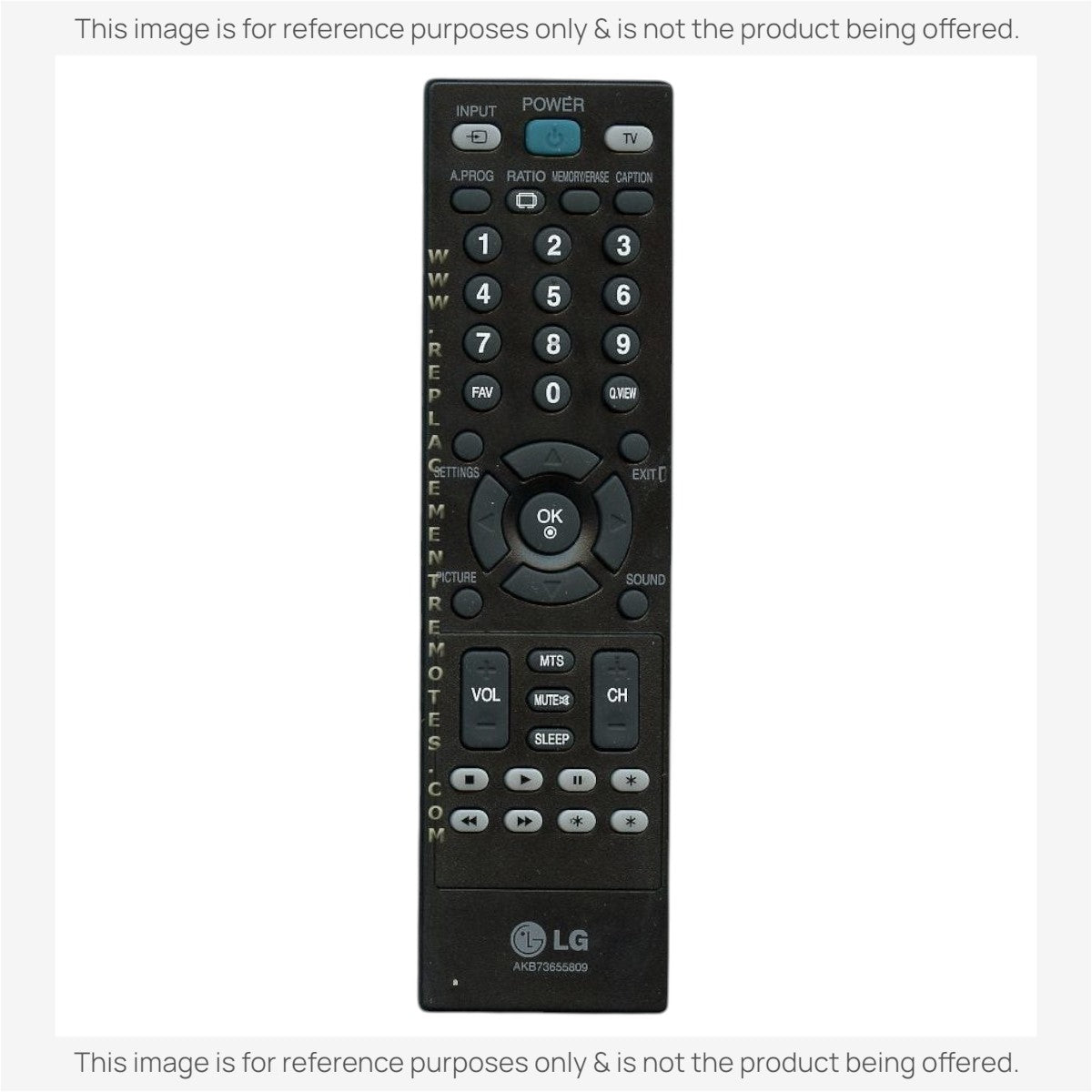 LG AKB73655839 TV Remote Control