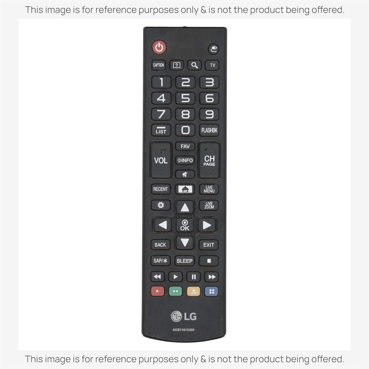 LG AKB74915305 TV Remote Control