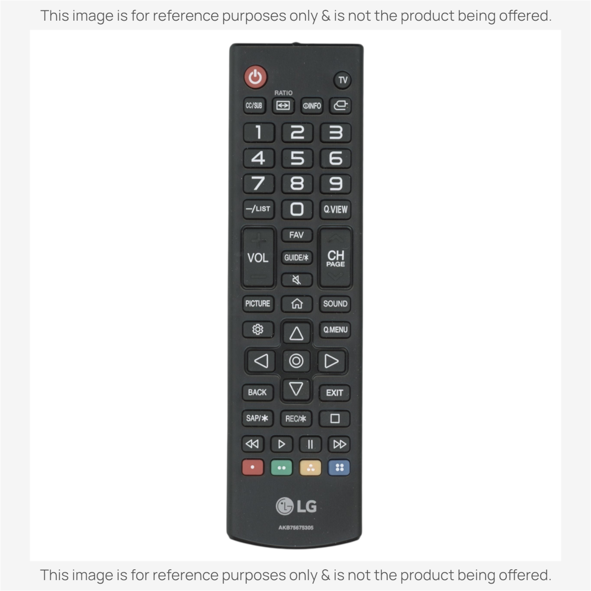 LG AKB75675305 TV Remote Control