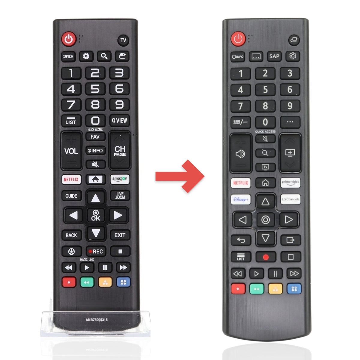 LG AKB75095315 Smart TV Remote Control with Netflix and Amazon Prime Shortcuts – AKB75095315