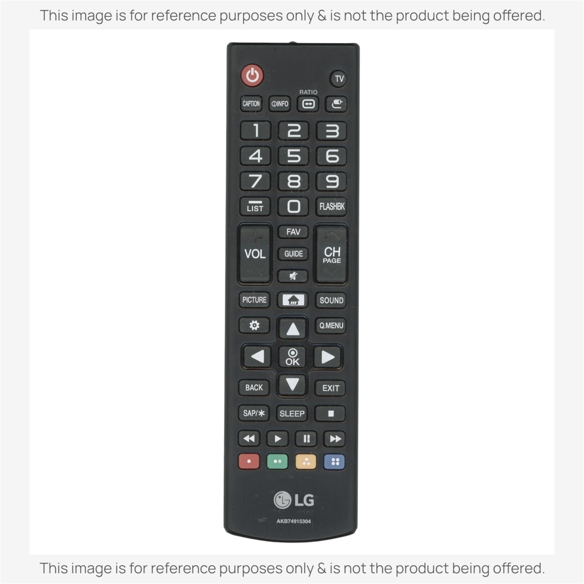 LG AKB74915304 TV Remote Control