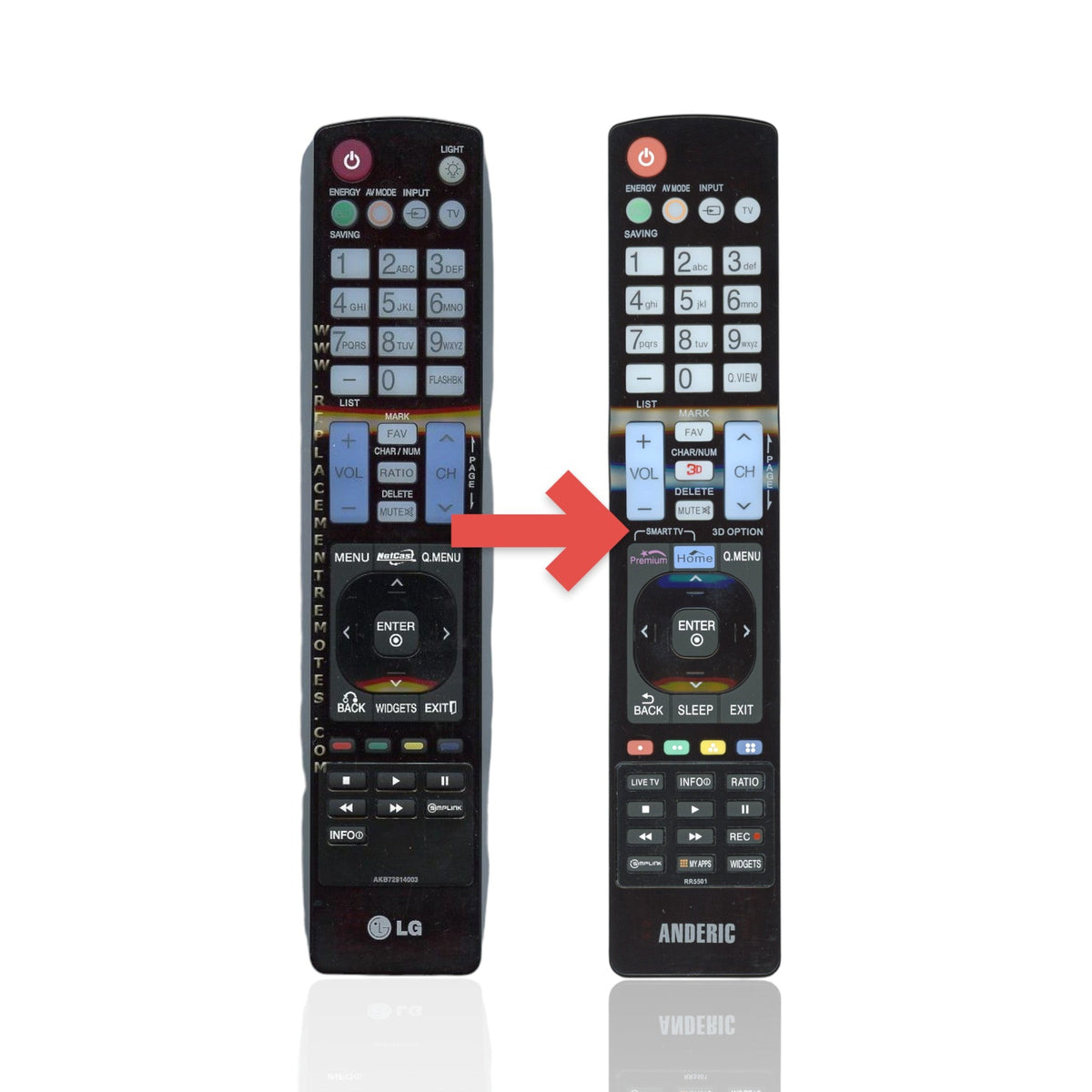 LG AKB72914003 TV Remote Control