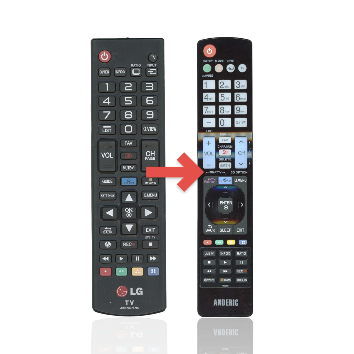 LG AKB73975702 TV Remote Control