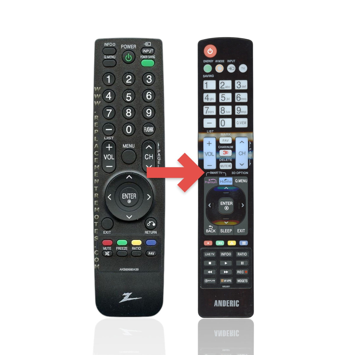 LG AKB69680439 TV Remote Control
