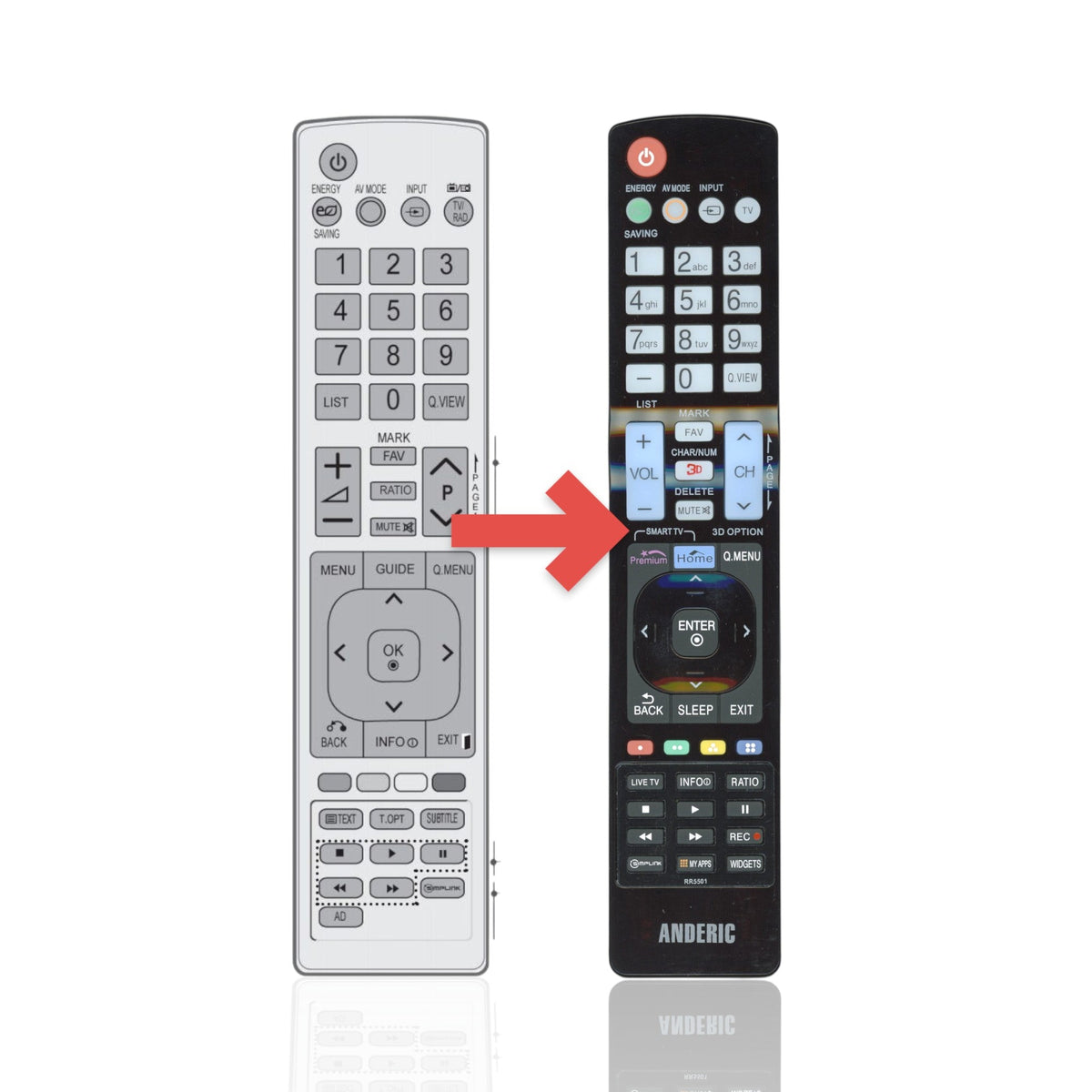 LG 2352272OH TV Remote Control