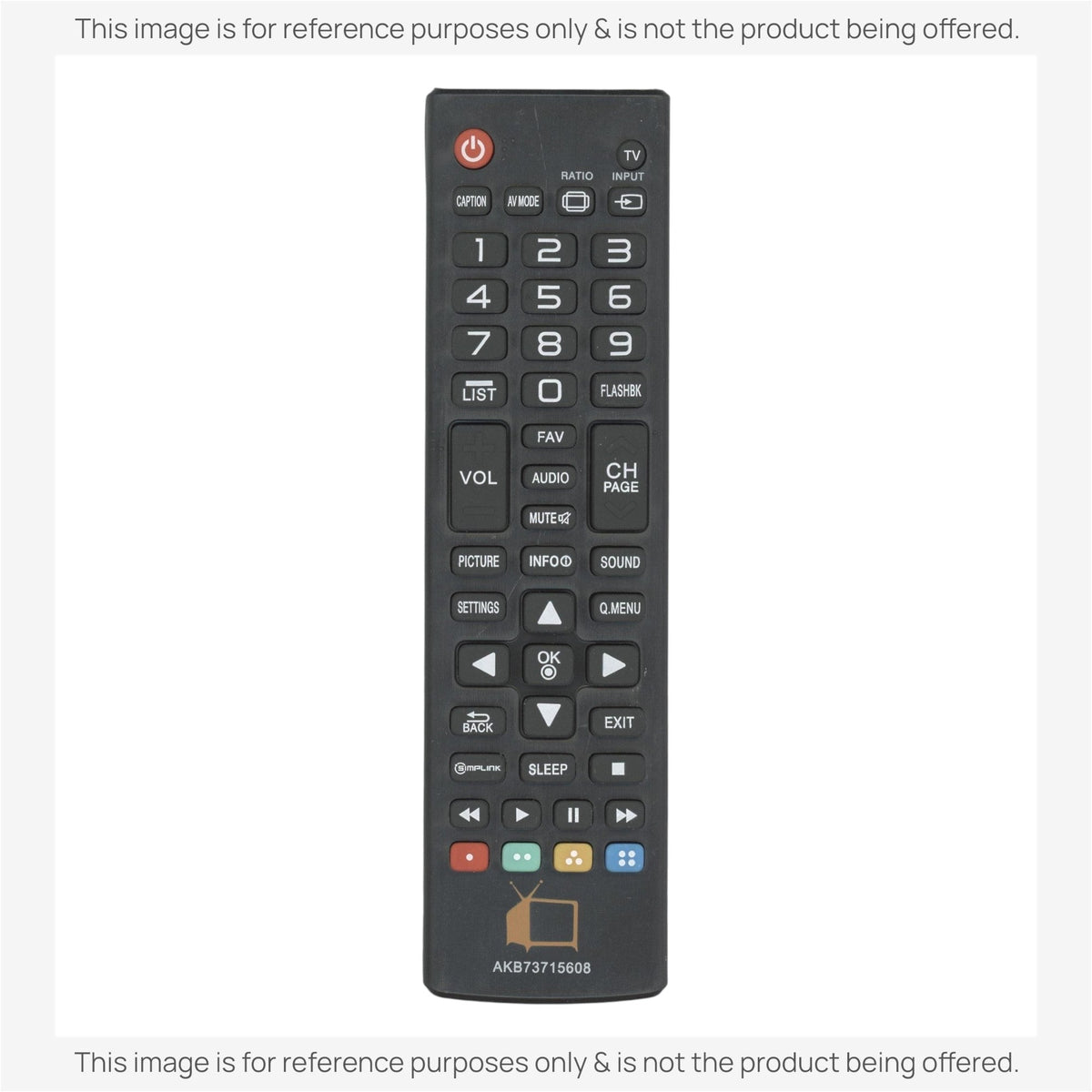Anderic Substitute For AKB73715608 For LG TV Remote Control [RR5501]
