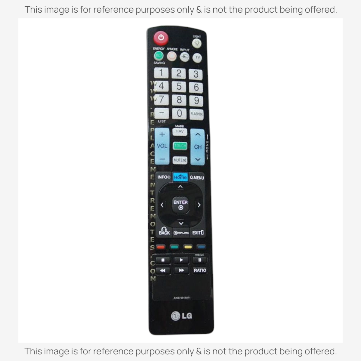 LG AKB72914071 TV Remote Control