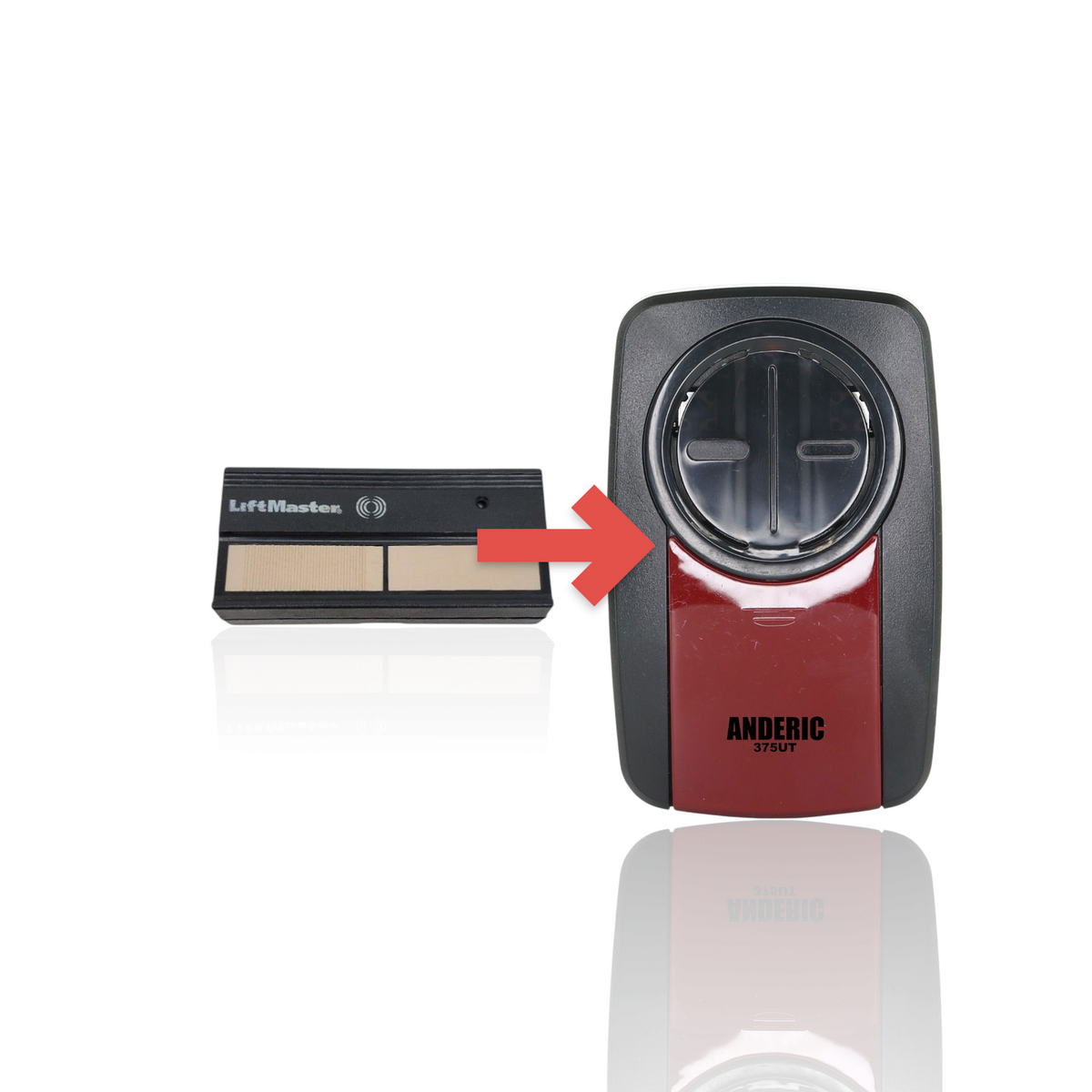 LiftMaster 362LM / 362LMC 2-Button Visor 315MHz 9-dip switch Garage Door Opener Remote Control