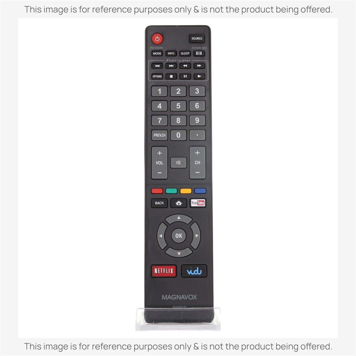 Magnavox NH409UD Smart TV Remote Control | Netflix | Vudu - NH409UD