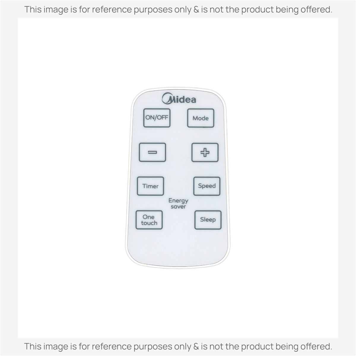 Midea RG15B1/E PN: 17317000A53590 Window Air Conditioner Remote Control