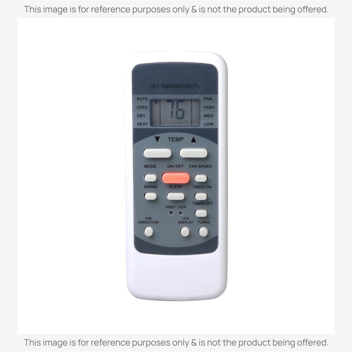 Midea 17317000000324 Rg51m5/eu Air Conditioner Remote Control