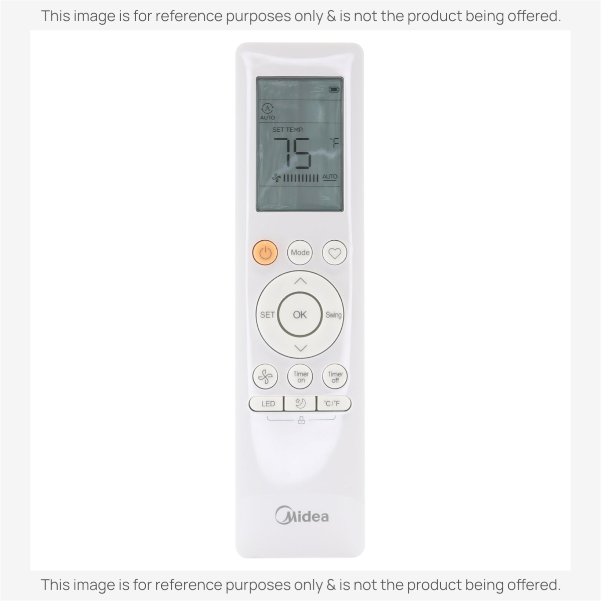 Midea RG10F3(B2)/BGCEFU1 Rohs Portable Air Conditioner Remote Control - 17317000A62849
