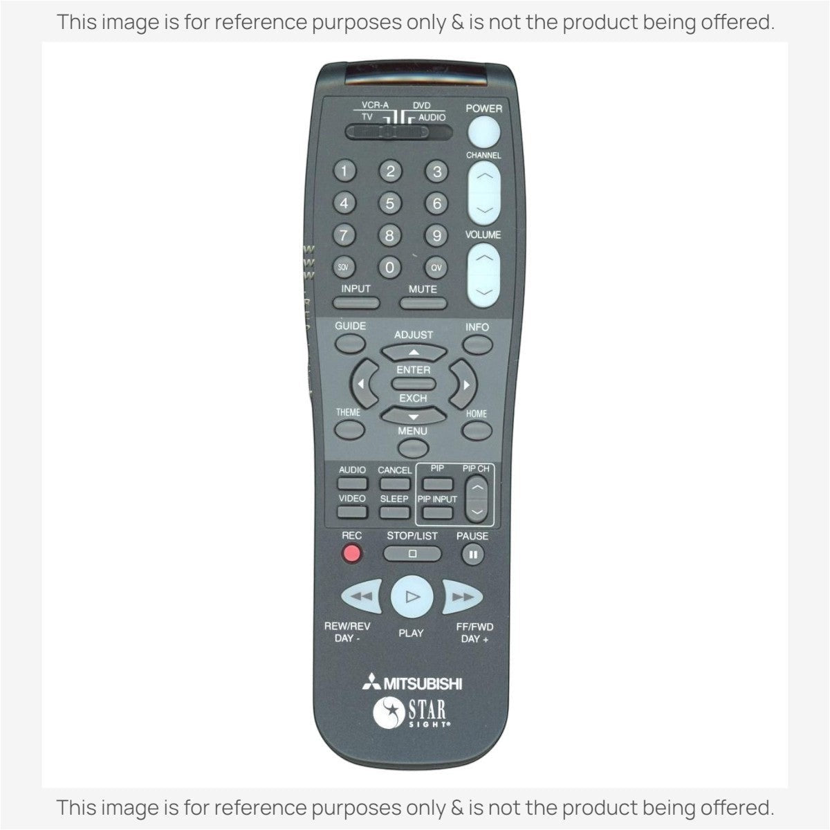 Mitsubishi 290P080A60 TV Remote Control