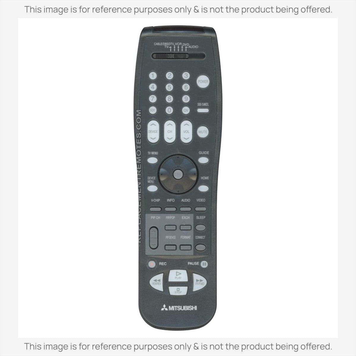 Mitsubishi 290P123A10 TV Remote Control