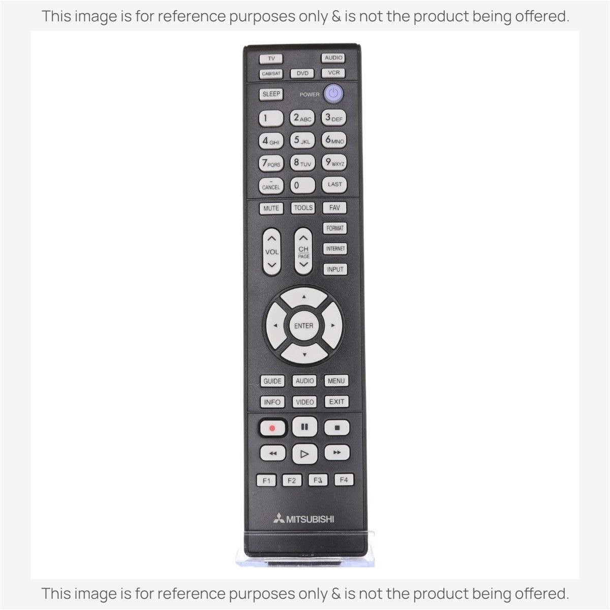 Mitsubishi 290P187020 TV Remote Control