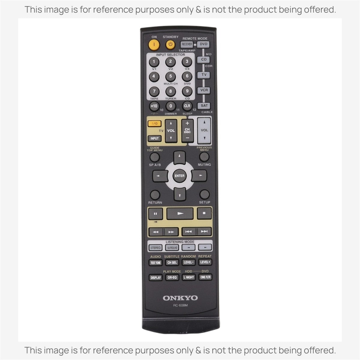Onkyo RC608M Receiver Remote Control | RC-608M