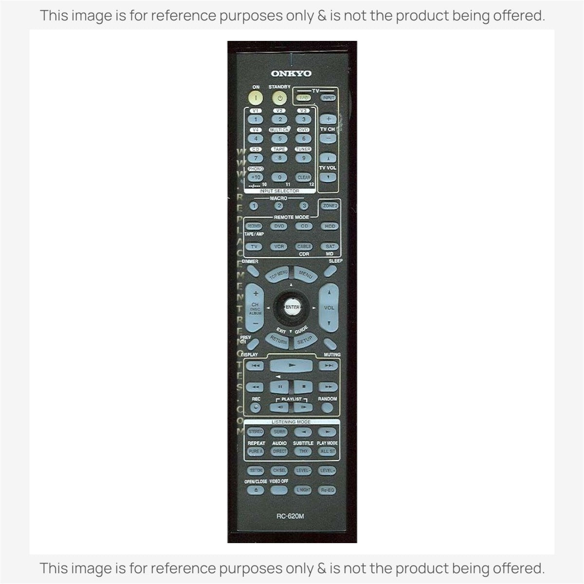 Onkyo RC620M Receiver Remote Control | RC-620M