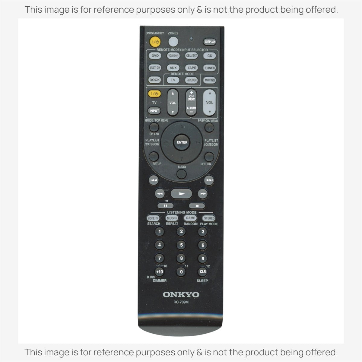 Onkyo RC709M Receiver Remote Control | RC-709M