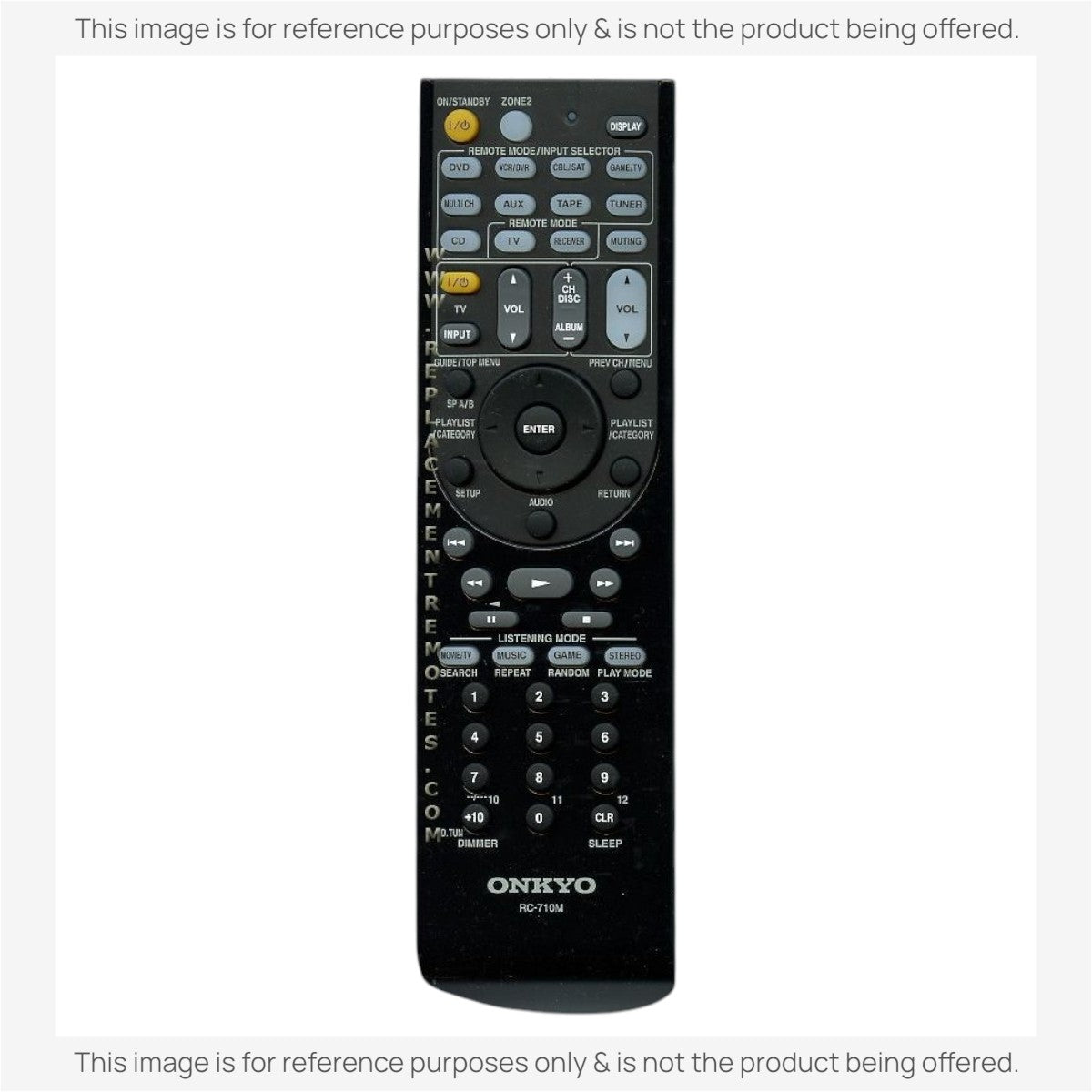 Onkyo RC710M Receiver Remote Control | RC-710M