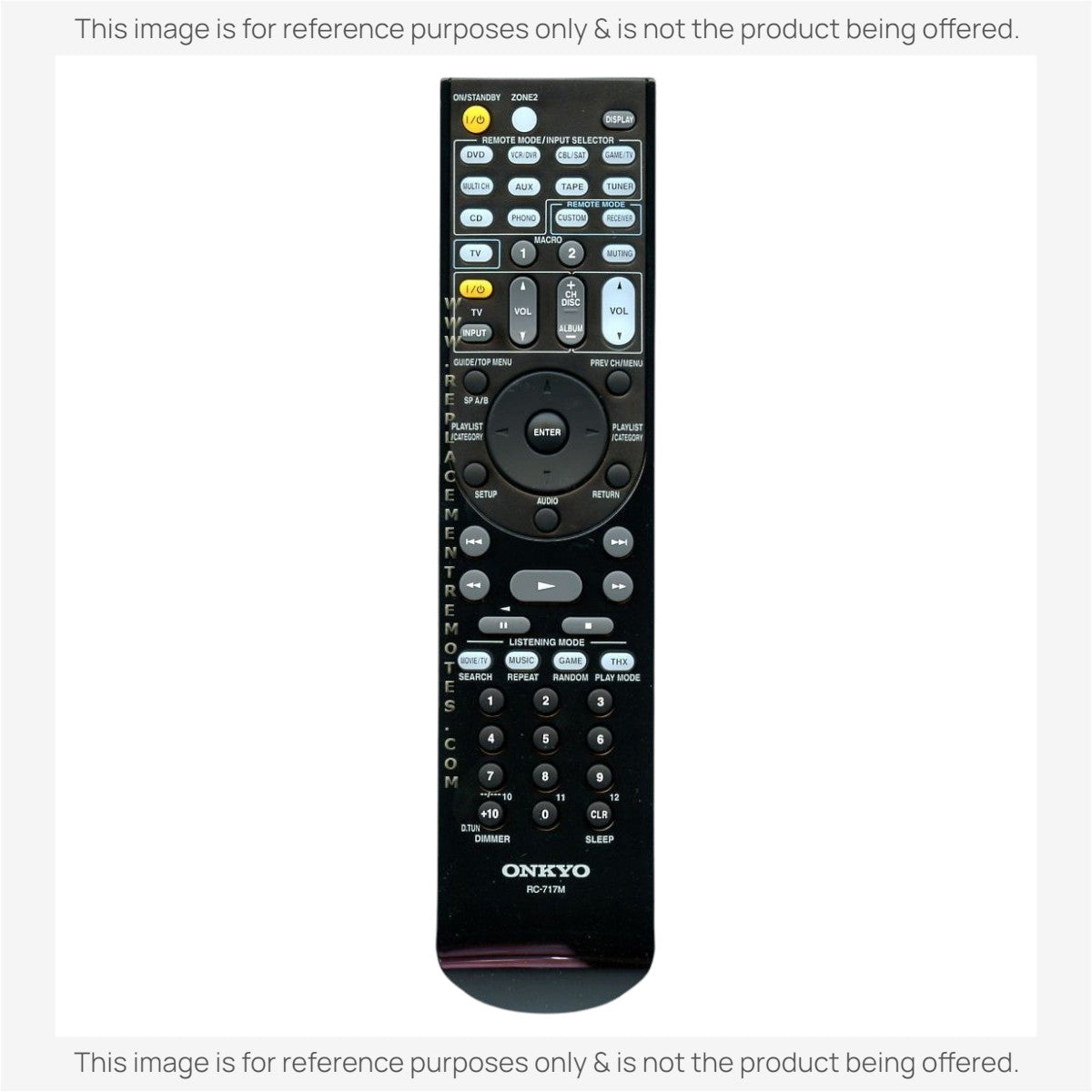 Onkyo RC717M Receiver Remote Control | RC-717M