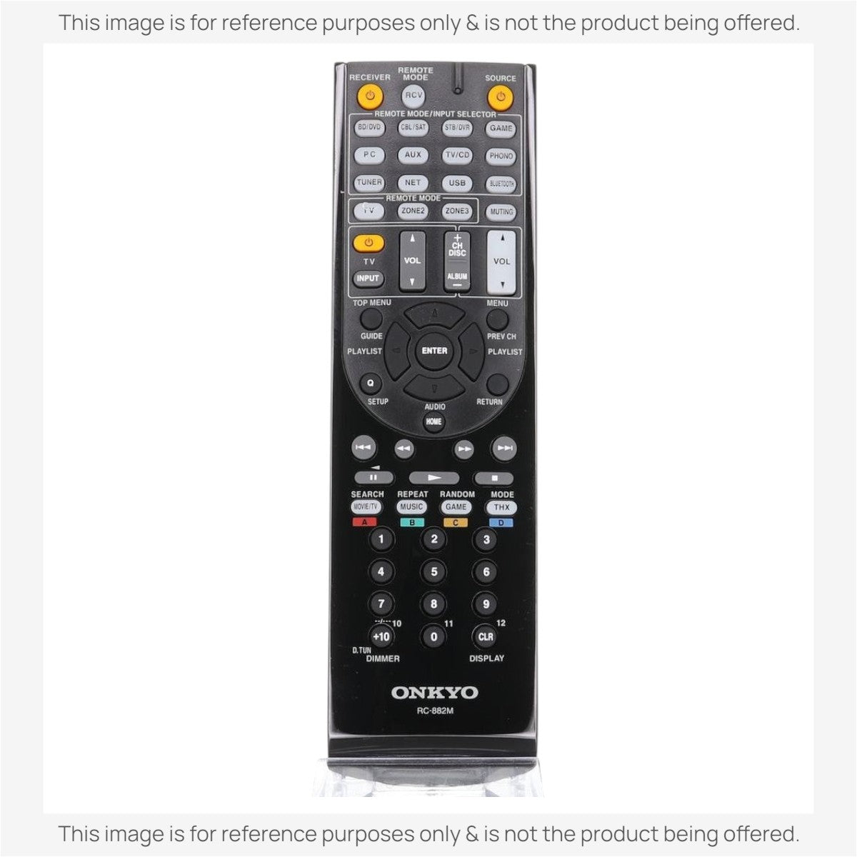 Onkyo RC882M Receiver Remote Control | RC-882M