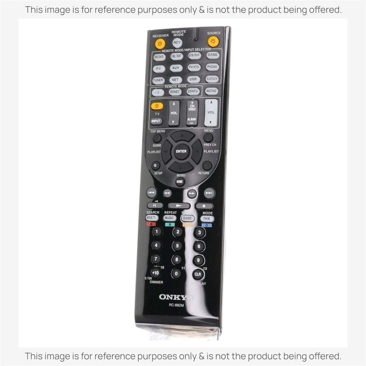 Onkyo RC882M Receiver Remote Control | RC-882M