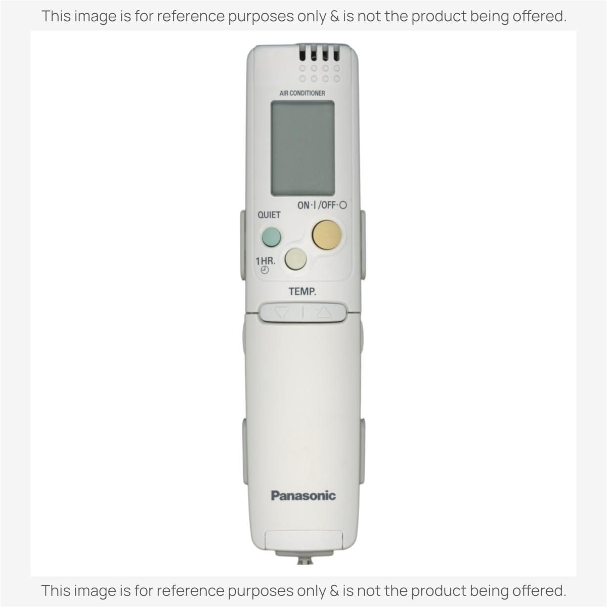 Panasonic CV6233187143 Air Conditioner Remote Control | Single Split Indoor Wall Unit | Thermostatic LCD Display | Wall Mount Included - CV6233187143