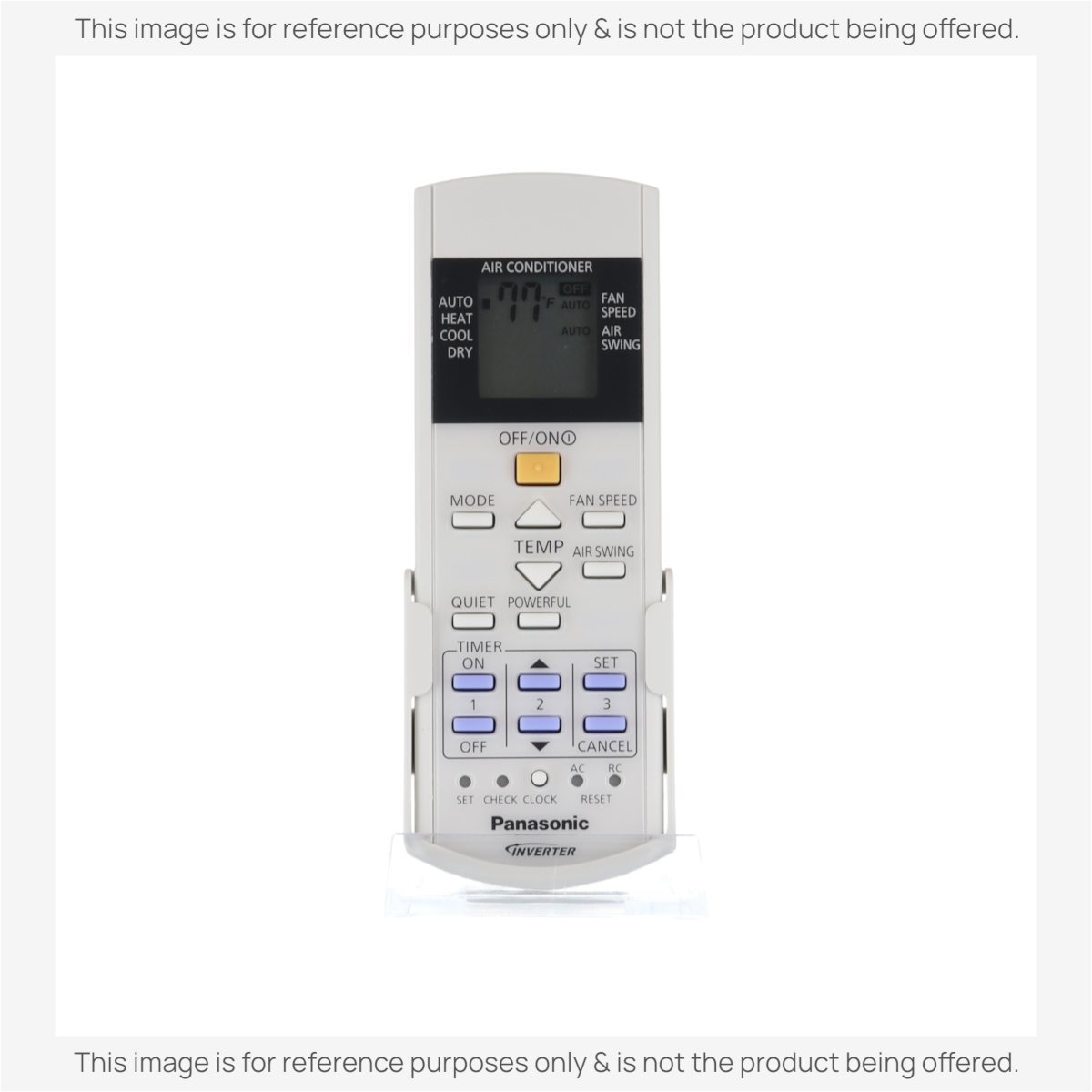 Panasonic CWA75C3724 Air Conditioner Remote Control