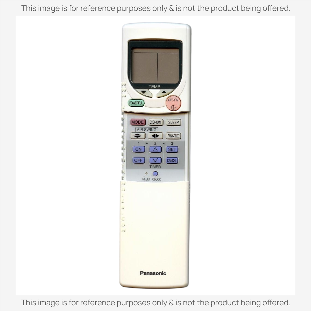 Panasonic A75C2352 Air Conditioner Remote Control