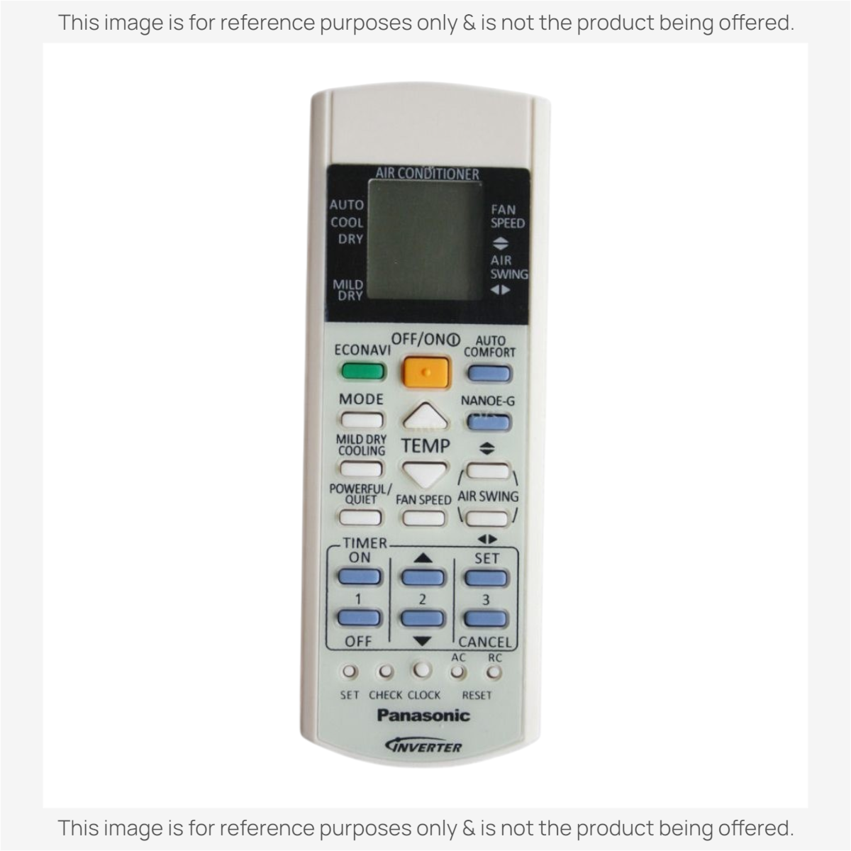 Panasonic A75C2315 Air Conditioner Remote Control